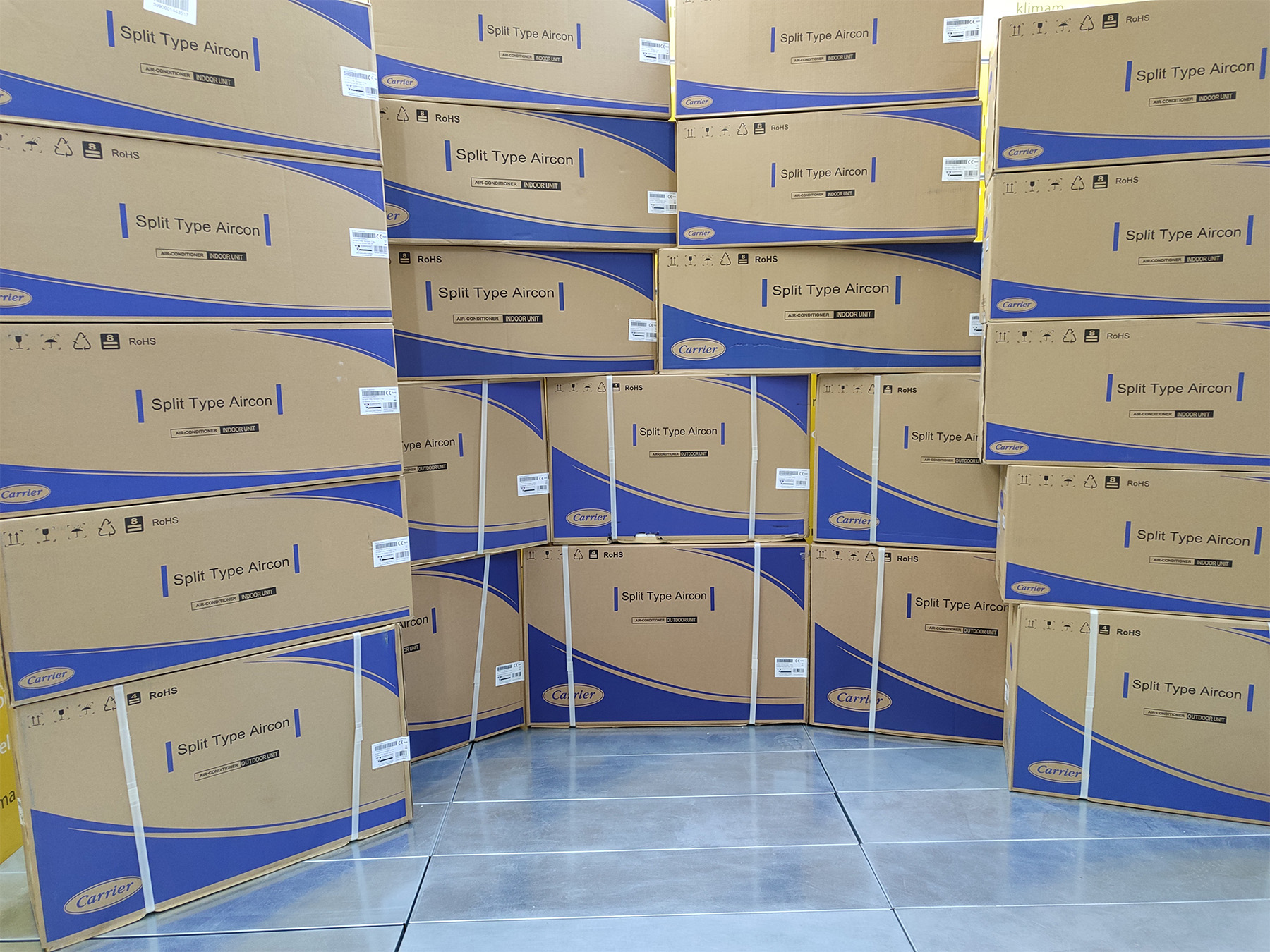 Carrier X-Power Fresh QHA012D8S A++ 12000 BTU Duvar Tipi Inverter Split Klima